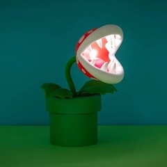 パックンフラワー　LEDライト　スーパーマリオ　スマブラ　フィギュア　ビッグ　レア　任天堂の画像