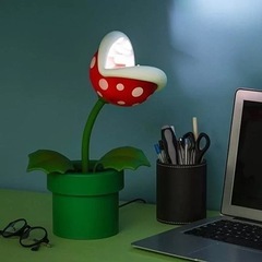 パックンフラワー　LEDライト　スーパーマリオ　スマブラ　フィギュア　ビッグ　レア　任天堂の画像