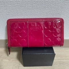 引き取りも OK♪ 希望対応します！　coach 財布　エナメル...