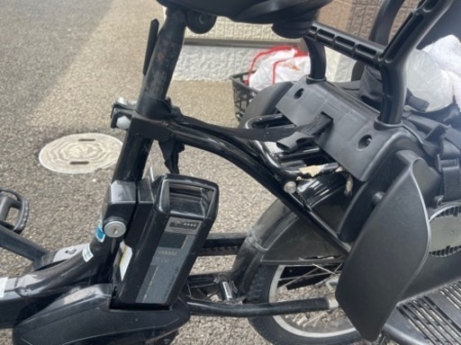 ヤマハ 電動自転車！後ろのチャイルドシート　おまけ！子ども2人乗せ ママチャリ