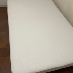 美品　無印良品　ベッド　脚付きマットレス　セミダブル