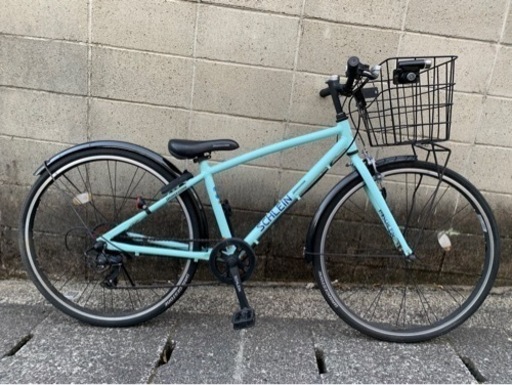 【ジュニアクロスバイク】26インチ7段変速付　LEDライト付　チェーン、シフトワイヤ新品❗️若林自転車　膳所SALE❗️