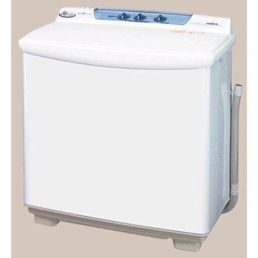 日立(HITACHI) PS-80S-W(ホワイト) 青空 2槽式洗濯機 洗濯8kg/脱水8kg 10日のみ使用の美品！