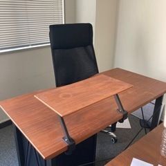 120cmデスクチェアセット