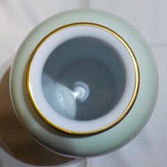 【有田焼】あやめ 色絵彩磁 深川製磁 花瓶の画像