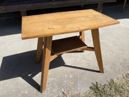 サイドテーブル　コーヒーテーブル　アンティーク　無垢材