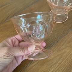 プーさん　食器　ガラス製　冷たいデザートに！　1点100円の画像