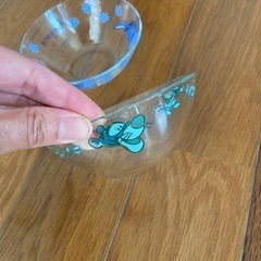 プーさん　食器　ガラス製　冷たいデザートに！　1点100円の画像