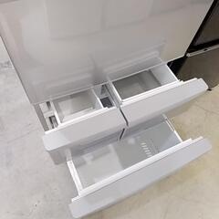 東芝 TOSHIBA GR-K41G(S) [VEGETA(べジータ) 冷凍冷蔵庫（右開き） 410L 5ドア シルバー]41603の画像