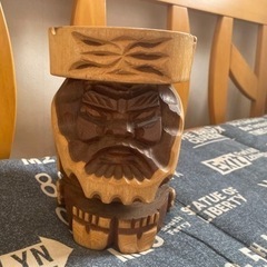 木彫りの置物5点の画像