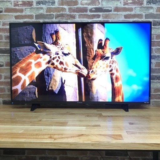 即日受渡❣️去年購入50型4K Wチューナー内蔵TV地デジでも4K高画質機能42000円