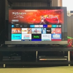テレビ（４０インチ）とテレビ台