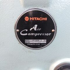 【動作確認済】エアコンプレッサー 10馬力 7.5-9.5V5 50Hz 230L ベビコン BEBICON 7.5kw 江戸川区の画像