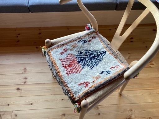 値下げしました　Yチェア　ギャッベセット