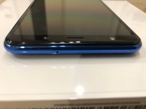 中古 美品 スマホ Samsung  サムスン Galaxy A7 simフリー 青色 ブルー