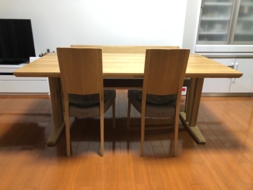 【値下げ】カリモクダイニングテーブルセット