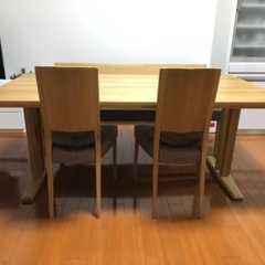 【値下げ】カリモクダイニングテーブルセット