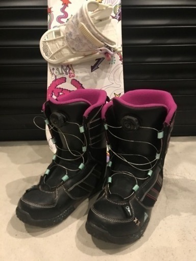 子供　キッズ　スノーボード　K2  バインディング付き　128cm ブーツ23cm