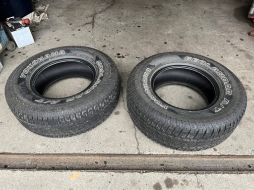 ヨコハマタイヤ　ジオランダー　ホワイトレター