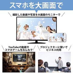 Anycast HDMIミラーキャスト 4K 正規品 【2021地球最強ミラーリング 】 HDMI 無線 エニーキャスト 携帯画面をテレビに映す ワイヤレスモード切替え不要の簡単接続 大画面/動画転送 HDMI変換アダプタ Android ＆ iPad ＆ iPhone ＆ MAC OS＆Windows 対応 スマの画像