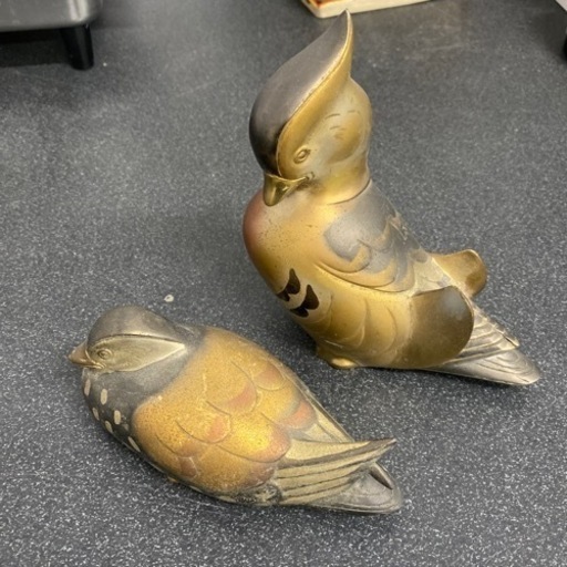 鳥　置物　1000円　中古品