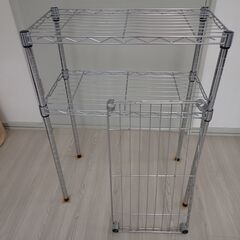 スチールラック　三段　29cm×54cm 高さ71cmの画像