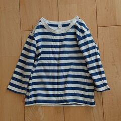【無印良品】ボーダー ロンT