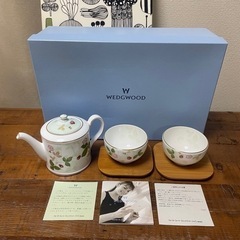 極美品★ウェッジウッド★ティーポット（急須）&湯呑みセット