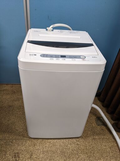 (売約済み) HerbRelax (ヤマダ電機) 全自動洗濯機 6.0kg YWM-T60A1 2018年製 ホワイト 簡易乾燥機能 説明書付属