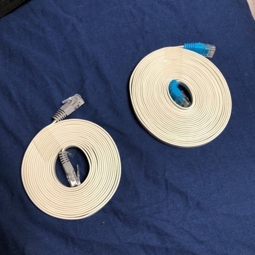 LANケーブル　平型　2品　5m 3m