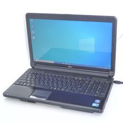 中古良品 Wi-Fi有 ノートパソコン 15.6型 FUJITSU 富士通 AH530/3A 大容量HDD-500G Core i3 4GB DVDマルチ 無線 Windows10 Office