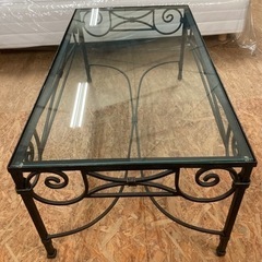 まみ 東京近郊の配送OK　ローラアシュレイ　ガラステーブル　アンティーク まみ様専用 東京近郊の配送OK ローラアシュレイ ガラステーブル