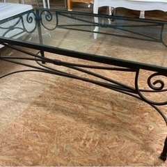 【貴重】ローラアシュレイ LAURA ASHLEYアイアン ガラス テーブル 貴重】ローラアシュレイ LAURA ASHLEYアイアン ガラス テーブル 貴重