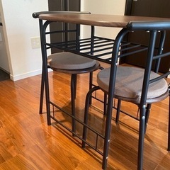 LOWYA ダイニングテーブル3点セット