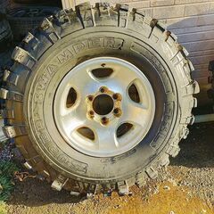 スーパースワンパー・ランクル80純正ホイールセット