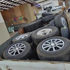 アルミホイール大量買取り　タイヤ付きもok − 福島県
