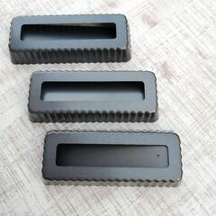 長方形タルト型　３セットの画像