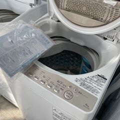 洗濯機の分解クリーニング行っています！配送設置込み！東芝6.0K...
