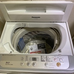 Panasonic洗濯機5kg 0円　23日まで。の画像