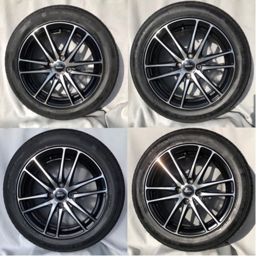 【ホイルに傷なし美品】16インチタイヤ4本セット