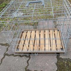 お話中　折り畳み式　ペットゲージ　アイリスオーヤマの画像