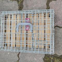 お話中　折り畳み式　ペットゲージ　アイリスオーヤマの画像