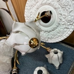 イタリア製 アンティーク調 シャンデリア照明 イルミネーションライト の画像