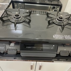 値下げました。新品都市ガスコンロ売却の画像