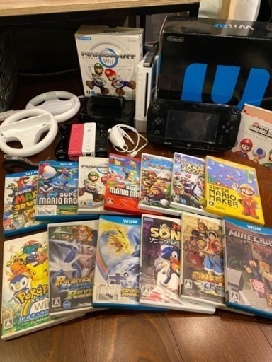 最終価格！【Wii豪華フルセット！WiiU付き♪】