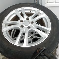 アルミホイール ＋ 夏 タイヤ 11800円?ブリヂストン REGNO ⭐215/60R17 17×7J  off48 PCD114.3  4本 A30