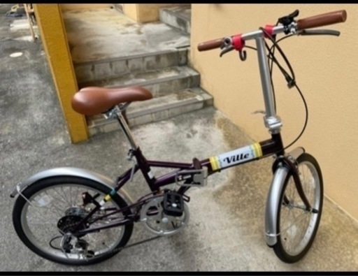 美品☆折りたたみ自転車￥13000