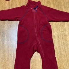 赤のジャンプスーツ  サイズ80