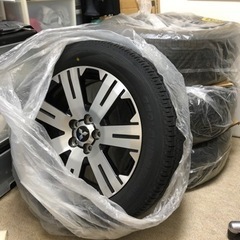 現行デリカD5 新車外し 純正夏タイヤホイール4本 おまけ付き
