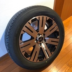 現行デリカD5 新車外し 純正夏タイヤホイール4本 おまけ付き